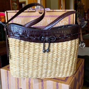 Brighton Straw purse